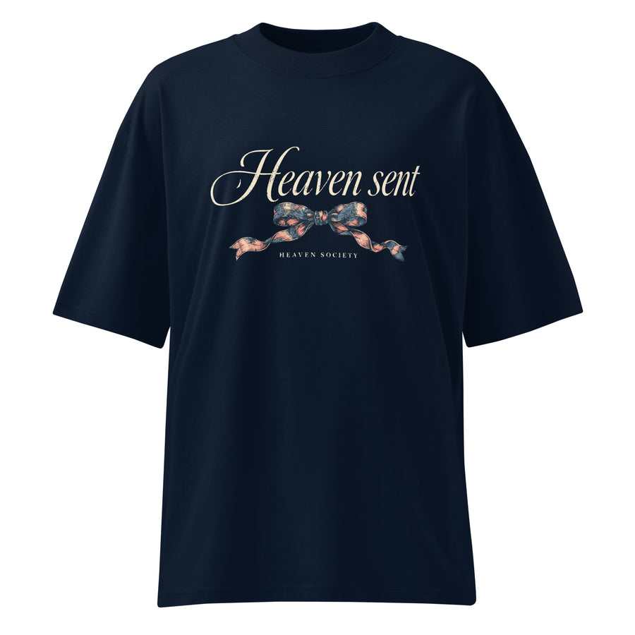 Heaven Sent Oversized T-Shirt — Navy